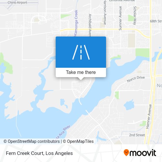 Fern Creek Court map