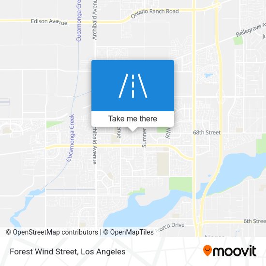 Forest Wind Street map