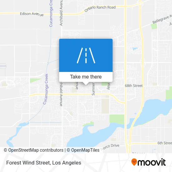 Forest Wind Street map