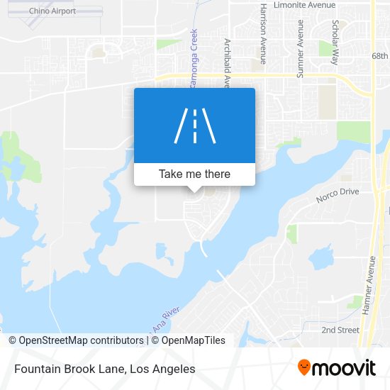 Mapa de Fountain Brook Lane