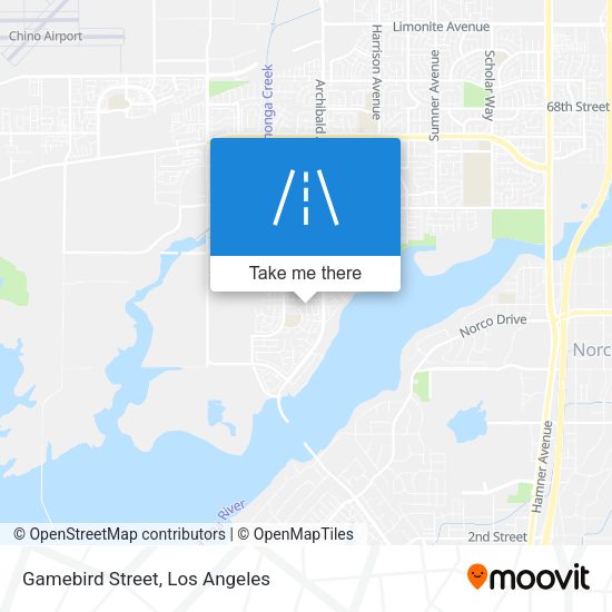 Gamebird Street map