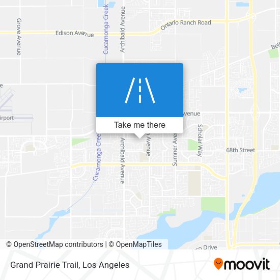 Grand Prairie Trail map