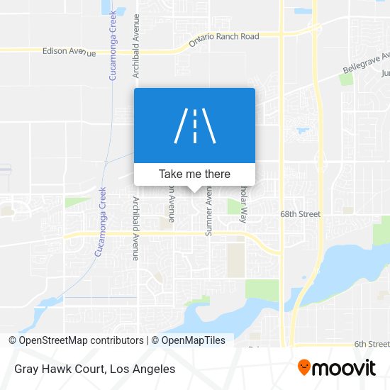 Mapa de Gray Hawk Court