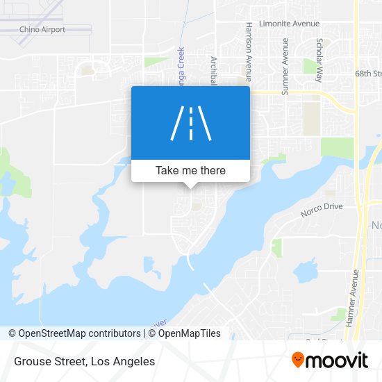 Grouse Street map