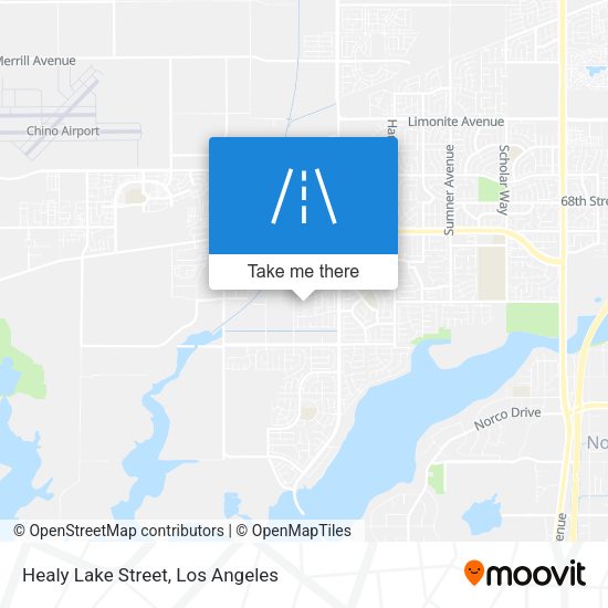 Healy Lake Street map