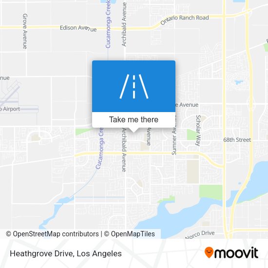 Heathgrove Drive map