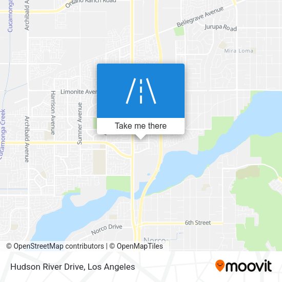 Mapa de Hudson River Drive