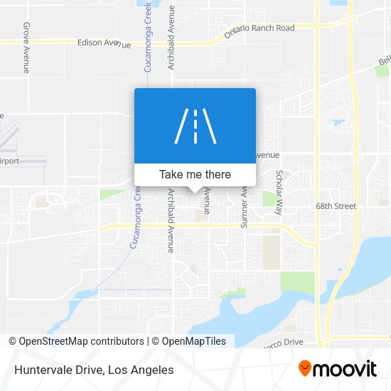 Huntervale Drive map