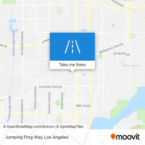 Jumping Frog Way map