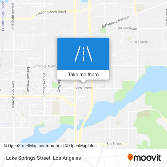 Lake Springs Street map