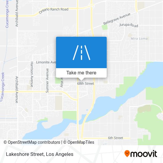 Lakeshore Street map