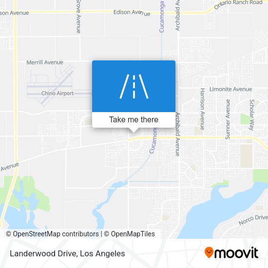 Landerwood Drive map