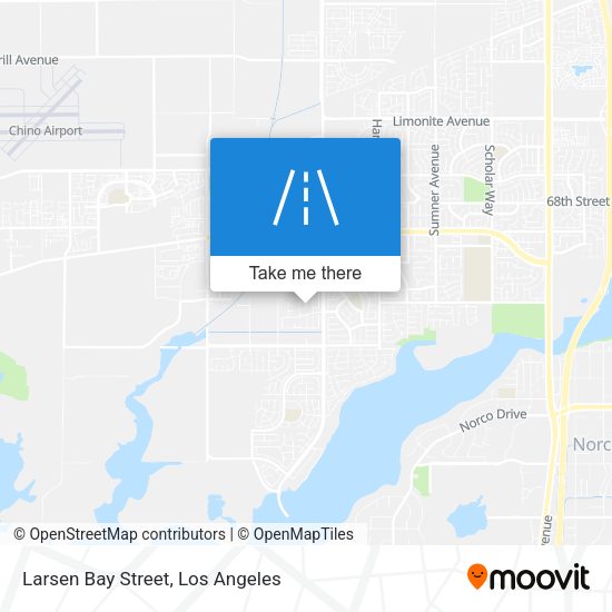 Larsen Bay Street map