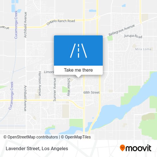 Mapa de Lavender Street