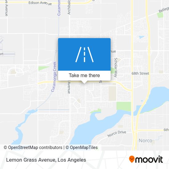 Lemon Grass Avenue map