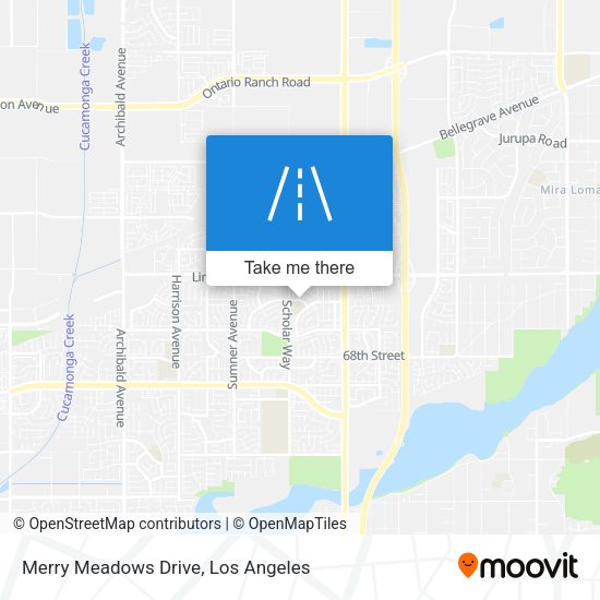 Mapa de Merry Meadows Drive