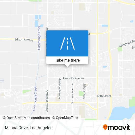 Mapa de Milana Drive