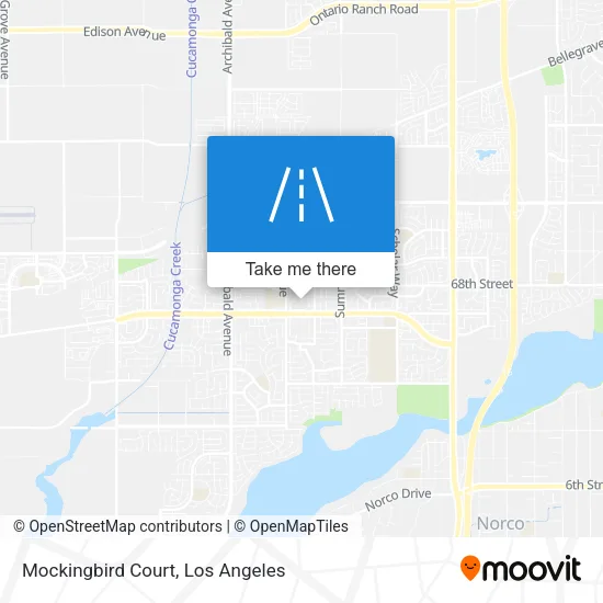 Mockingbird Court map