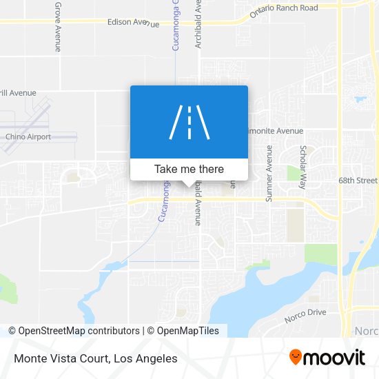 Mapa de Monte Vista Court