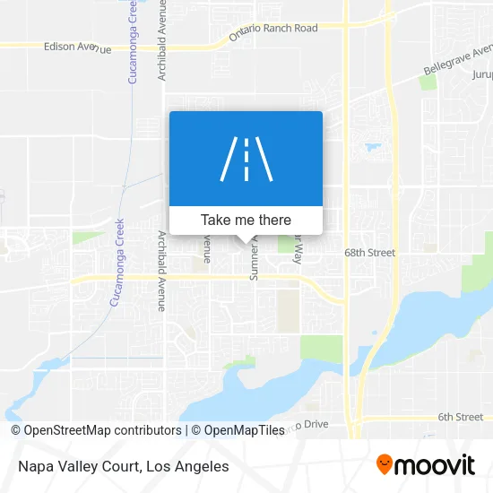 Napa Valley Court map