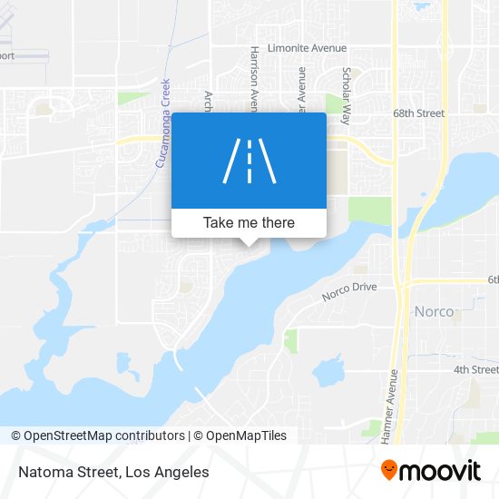 Natoma Street map