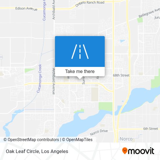 Mapa de Oak Leaf Circle
