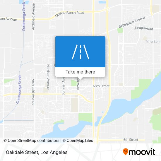 Oakdale Street map