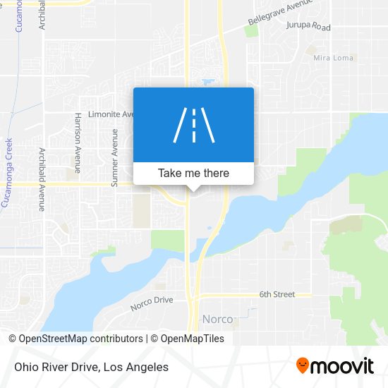 Ohio River Drive map