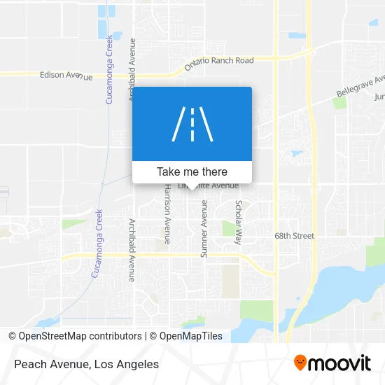 Mapa de Peach Avenue