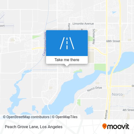 Peach Grove Lane map