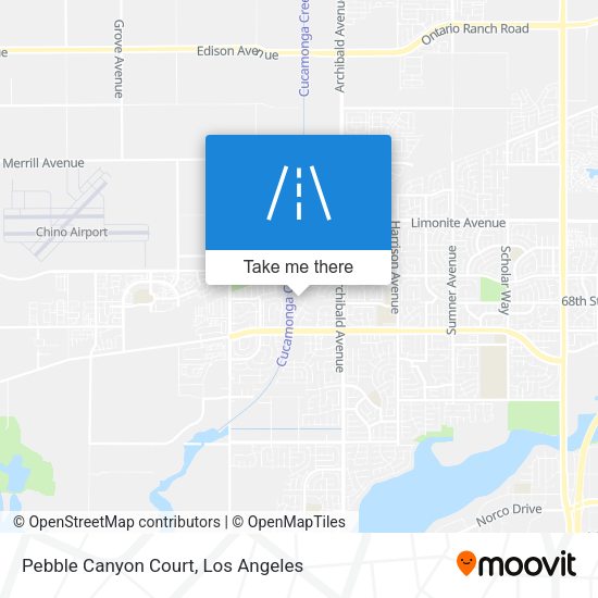 Pebble Canyon Court map