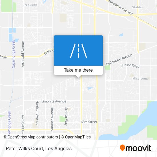 Peter Wilks Court map