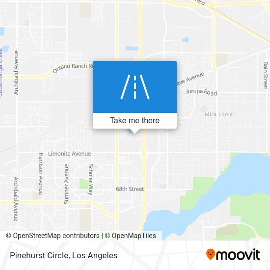 Pinehurst Circle map