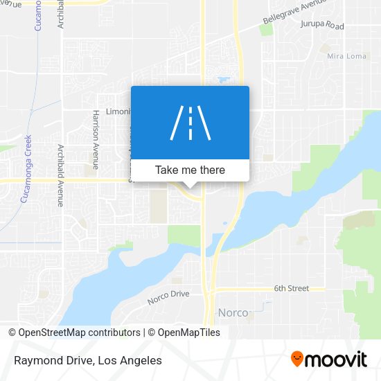 Mapa de Raymond Drive