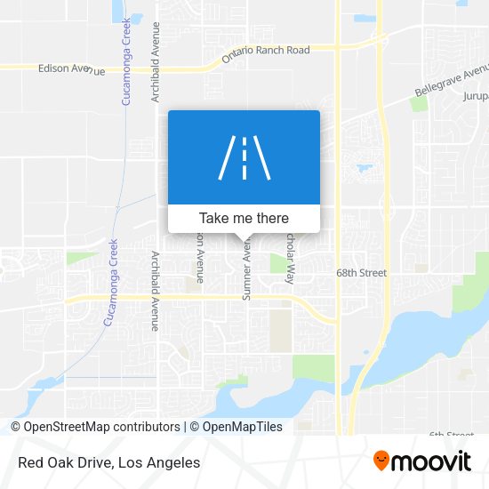 Mapa de Red Oak Drive