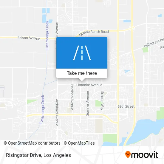 Risingstar Drive map