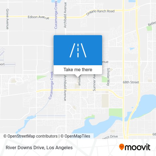 River Downs Drive map
