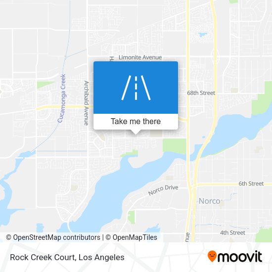 Rock Creek Court map