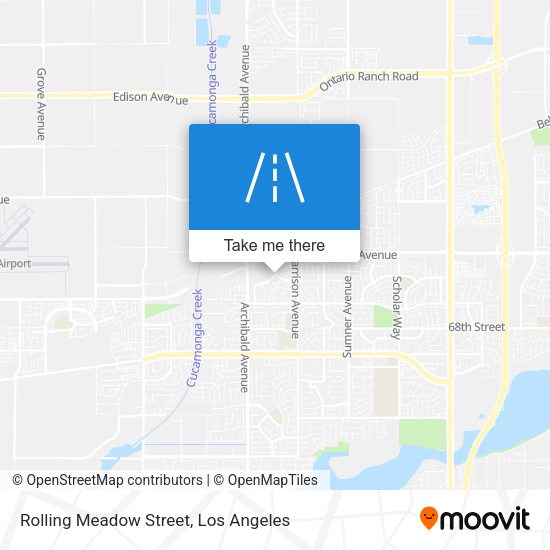 Rolling Meadow Street map