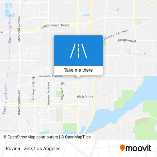 Mapa de Ruvina Lane