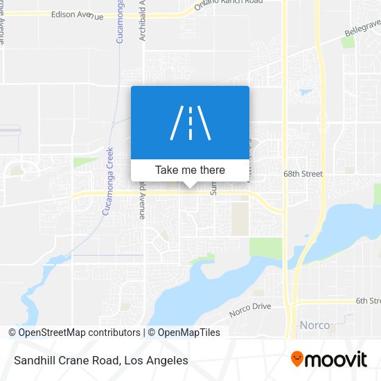 Sandhill Crane Road map