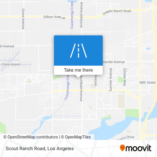 Mapa de Scout Ranch Road