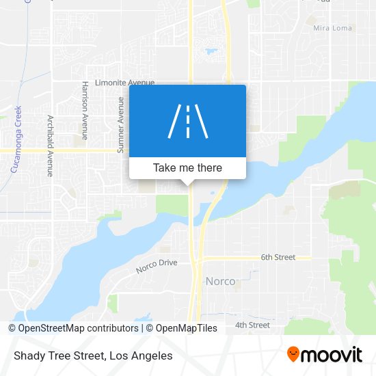 Mapa de Shady Tree Street