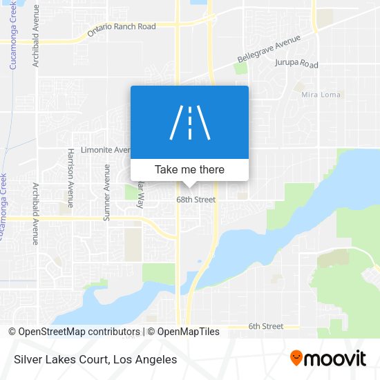 Mapa de Silver Lakes Court