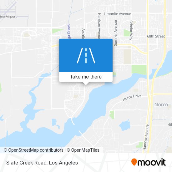 Mapa de Slate Creek Road