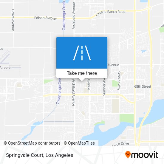 Springvale Court map