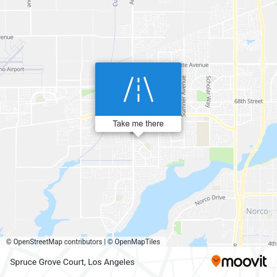 Spruce Grove Court map