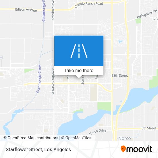 Mapa de Starflower Street
