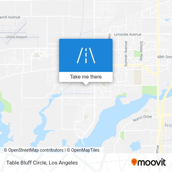 Table Bluff Circle map