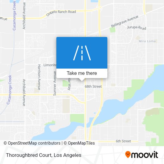 Mapa de Thoroughbred Court